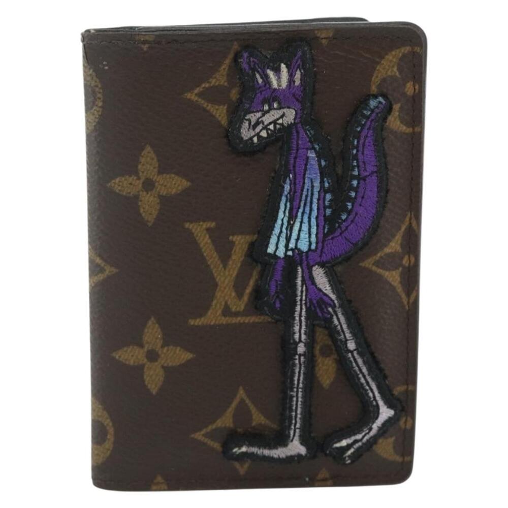 Louis Vuitton Monogram Embroidered Cartoon LV Friends Pocket Organizer
